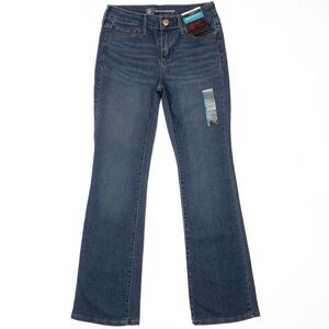 Nobo Jeans Juniors 5 Mid Rise Bootcut Blue Denim Stretch Measures 28 x 31 New